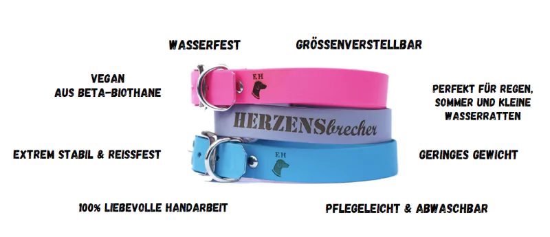 elbhunde biothane halsband classic eigenschaften