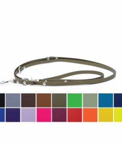 elbhunde biothane leine classic in wunschfarbe