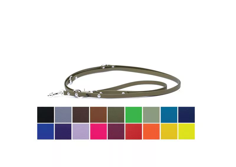 elbhunde biothane leine classic in wunschfarbe