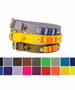 elbhunde biothane premium halsband in wunschfarbe