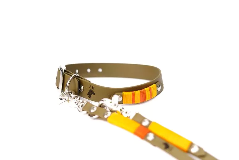 elbhunde biothane premium halsband wunschfarbe premium leine