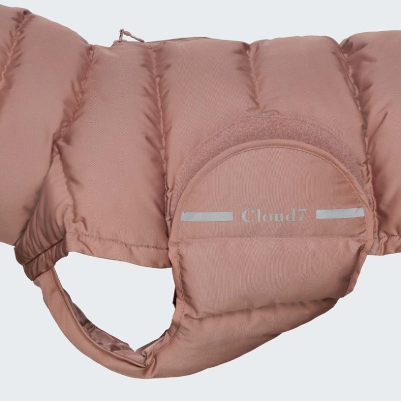 Elbhunde Cloud7 Mantel Alaska Dusty Rose Klettverschluss