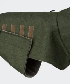 elbhunde cloud7 mantel brooklyn ferngreen klettverschluss