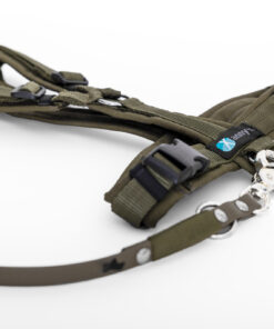 elbhunde dresden annyx set leine und brustgeschirr fun oliv oliv mit premium leine biothane
