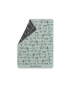 elbhunde dresden david fussenegger decke best friends allover grün