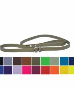 elbhunde retrieverleine aus biothane in wunschfarbe