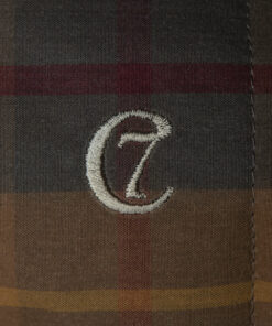 Cloud7 Dog Coat Brooklyn Dachshound Waterproof Waxed Tartan Detail 3