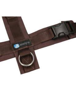 elbhunde annyx brustgeschirr fun braun braun detail