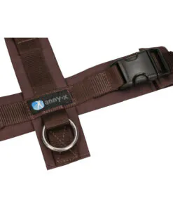 elbhunde annyx brustgeschirr fun braun braun detail