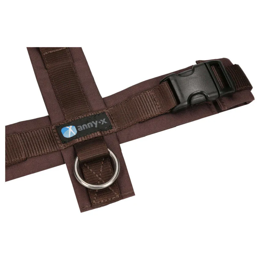 elbhunde annyx brustgeschirr fun braun braun detail