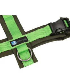 elbhunde annyx brustgeschirr fun oliv hellgruen detail