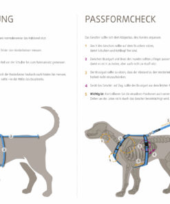 elbhunde annyx brustgeschirr messanleitung