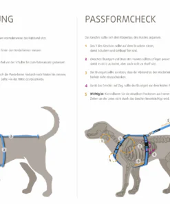 elbhunde annyx brustgeschirr messanleitung