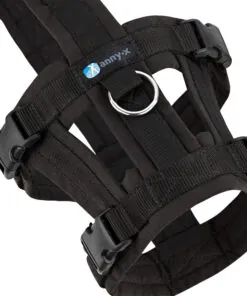 elbhunde annyx brustgeschirr safety schwarz schwarz detail