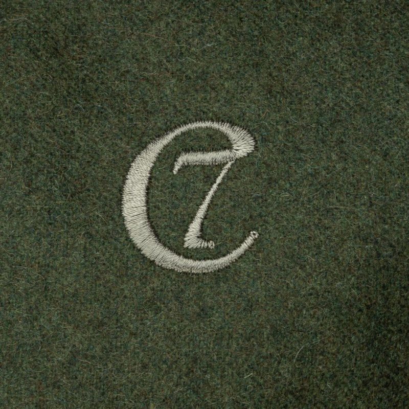 elbhunde cloud7 hundemantel brooklyn flanell fern green logo