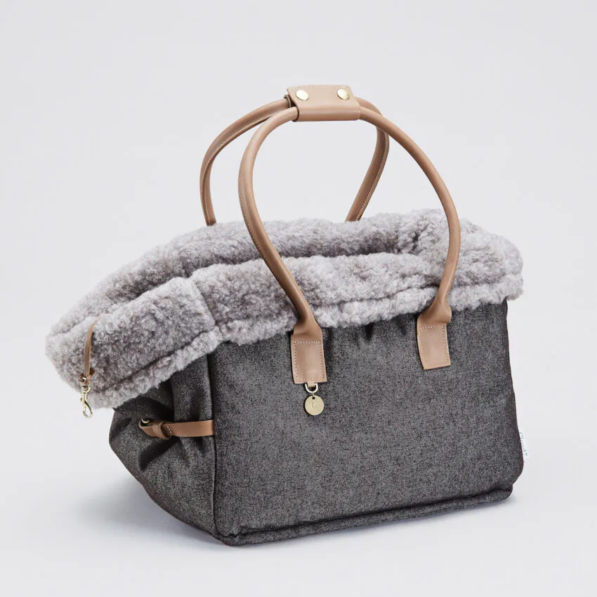 elbhunde dresden cloud7 dog carrier heather brown