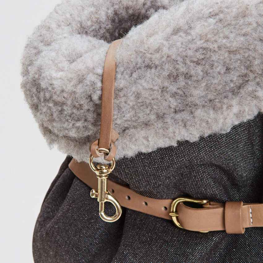 elbhunde dresden cloud7 dog carrier heather brown haken