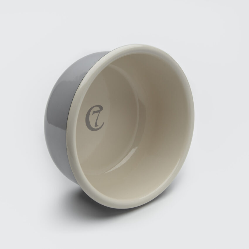 elbhunde dresden cloud7 hundenapf emaille granny grey