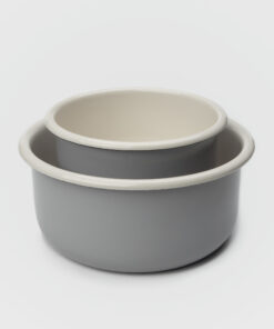 elbhunde dresden cloud7 hundenapf emaille granny grey groessenuebersicht