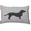 Elbhunde Dresden David Fussenegger Fleece Kissen Dackel