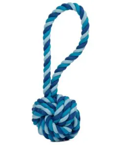 elbhunde dresden laboni hundespielzeug schleuderball kult blau