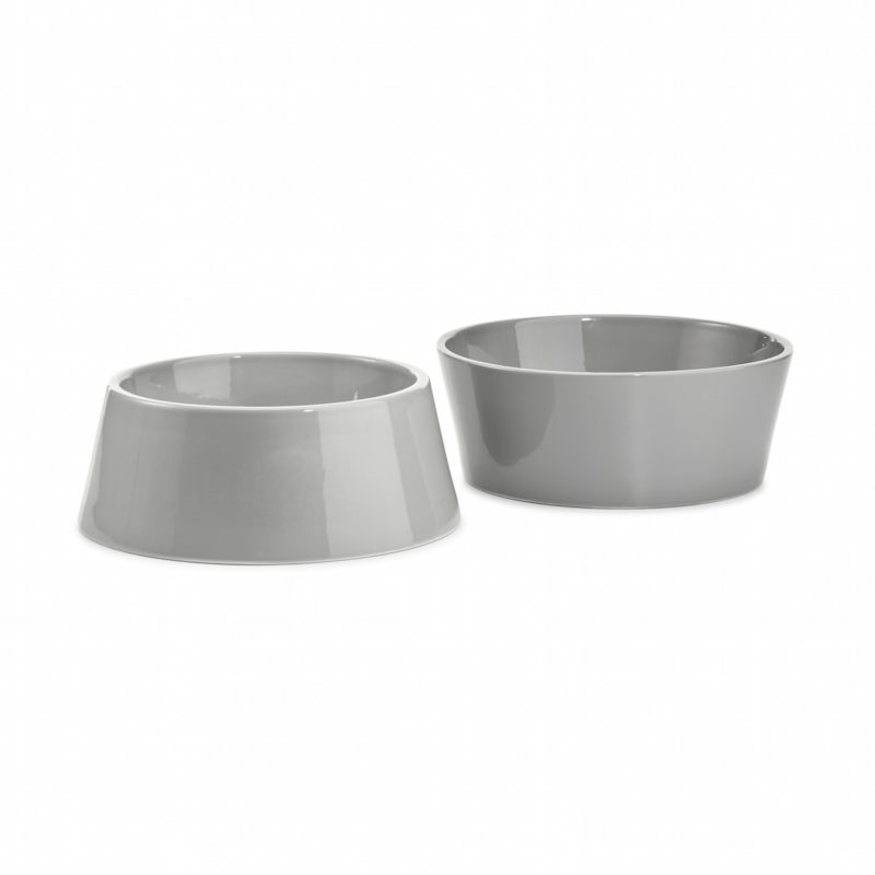 Elbhunde Dresden MiaCara Hundenapf Doppio Set Beton