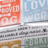 elbhunde dresden nostalgic art hund schild dog rules detail