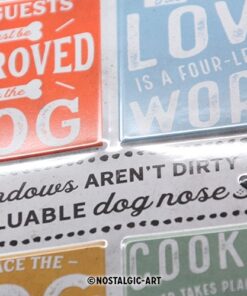 elbhunde dresden nostalgic art hund schild dog rules detail