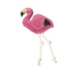 Elbhunde NUFNUF Hundespielzeug Lederspielzeug Flamingo