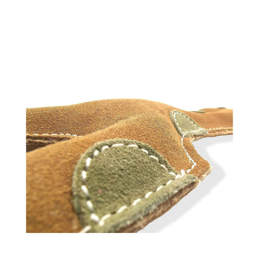 elbhunde dresden nufnuf hundelederspielzeug giraffe detail