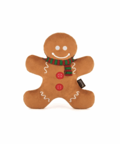 elbhunde play hundespielzeug weihnachten gingerbread man