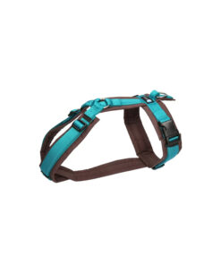 elbhunde annyx brustgeschirr fun braun petrol