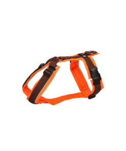 elbhunde annyx brustgeschirr protect leuchtorange braun