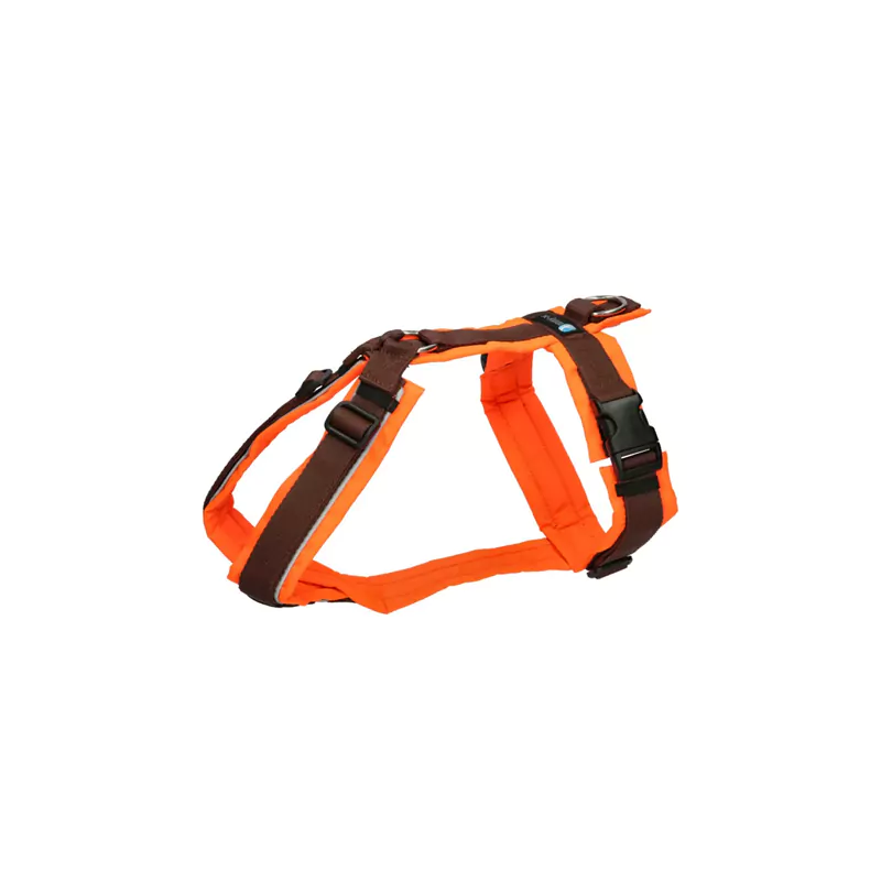 elbhunde annyx brustgeschirr protect leuchtorange braun