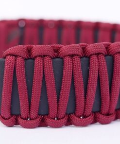 elbhunde biothane paracord halsband berry detail