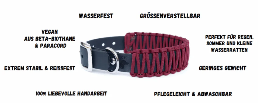 elbhunde biothane paracord halsband berry eigenschaften