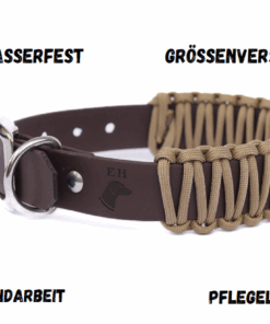 elbhunde biothane paracord halsband desert eigenschaften