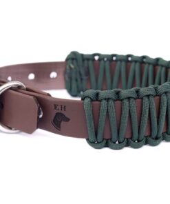 elbhunde biothane paracord halsband forest