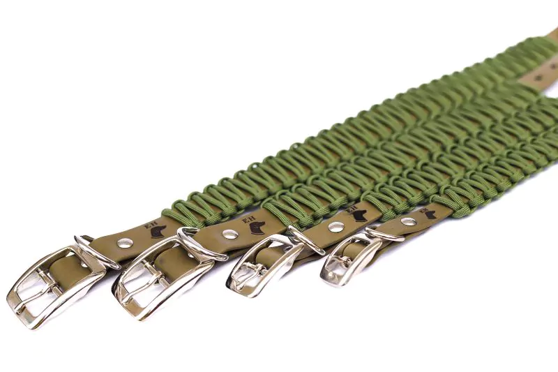elbhunde biothane paracord halsband groessen