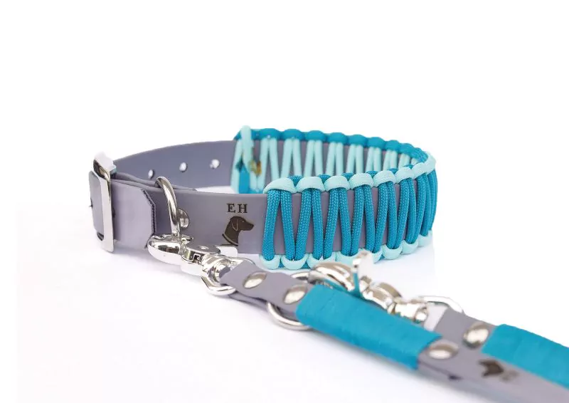 elbhunde biothane paracord halsband summer boys premium leine 1