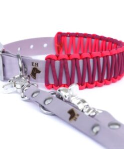 elbhunde biothane paracord halsband summer girls classic leine