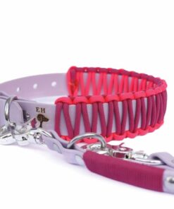elbhunde biothane paracord halsband summer girls premium leine 1