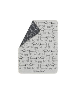 elbhunde dresden david fussenegger decke best friends allover grau klein