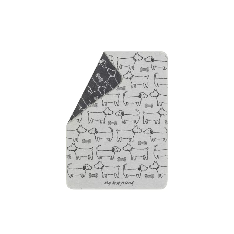 elbhunde dresden david fussenegger decke best friends allover grau klein