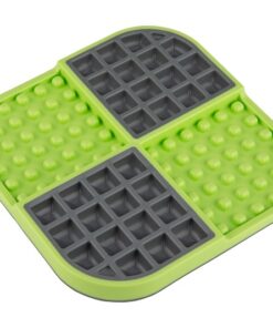 elbhunde lickimat slomo gruen seitlich