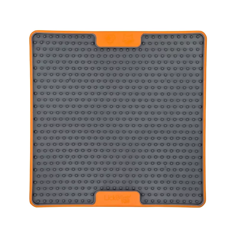 elbhunde lickimat soother tuff orange