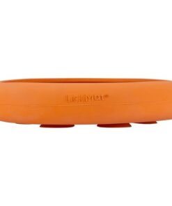 elbhunde lickimat ufo orange seitlich