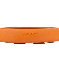 elbhunde lickimat ufo orange seitlich