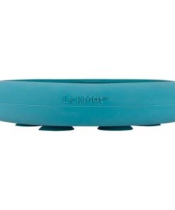 elbhunde lickimat ufo tuerkis seitlich