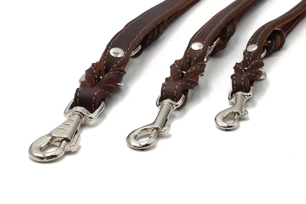 elbhunde maul ledermanufaktur lederleine braun cognac groessen